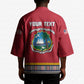 Personalized Liberia Dashiki Kimono Red Color