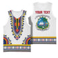 Personalized Liberia White Dashiki Basketball Jersey LT15