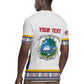 Personalized Liberia White Dashiki Rugby Jersey - African Pride