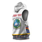 Personalized Liberia White Dashiki Sleeveless Hoodie - African Pride