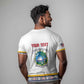 Personalized Liberia White Dashiki T shirt - African Pride