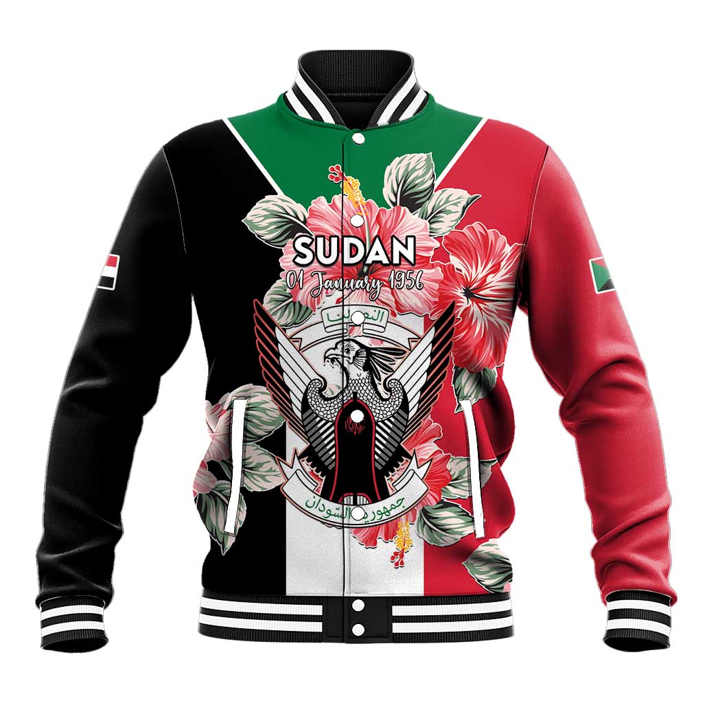 Personalized Afro Sudan Baseball Jacket Happy Independence Day