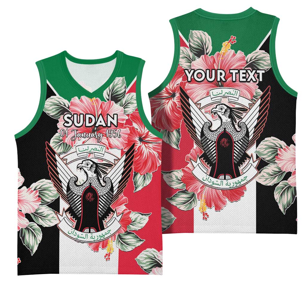 Personalized Afro Sudan Basketball Jersey Happy Independence Day LT15