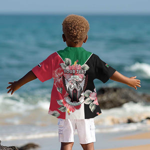 Personalized Afro Sudan Kid Hawaiian Shirt Happy Independence Day