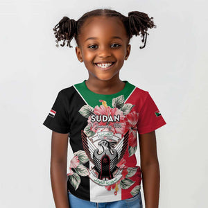 Personalized Afro Sudan Kid T shirt Happy Independence Day