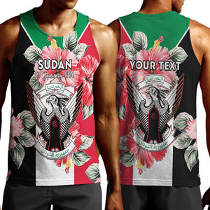 Personalized Afro Sudan Men Tank Top Happy Independence Day