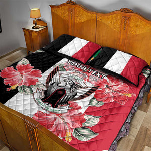 Personalized Afro Sudan Quilt Bed Set Happy Independence Day