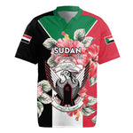 Personalized Afro Sudan Rugby Jersey Happy Independence Day