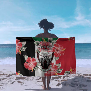 Personalized Afro Sudan Sarong Happy Independence Day