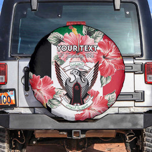 Personalized Afro Sudan Spare Tire Cover Happy Independence Day