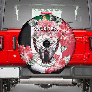 Personalized Afro Sudan Spare Tire Cover Happy Independence Day