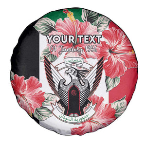 Personalized Afro Sudan Spare Tire Cover Happy Independence Day