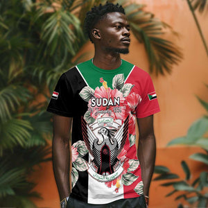 Personalized Afro Sudan T shirt Happy Independence Day