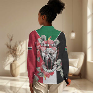 Personalized Afro Sudan Women Casual Shirt Happy Independence Day