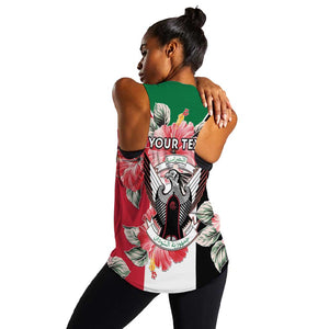 Personalized Afro Sudan Women Racerback Tank Happy Independence Day