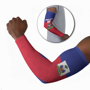 Custom Haiti Football Arm Sleeves Les Grenadiers 2026 Back to the World Cup