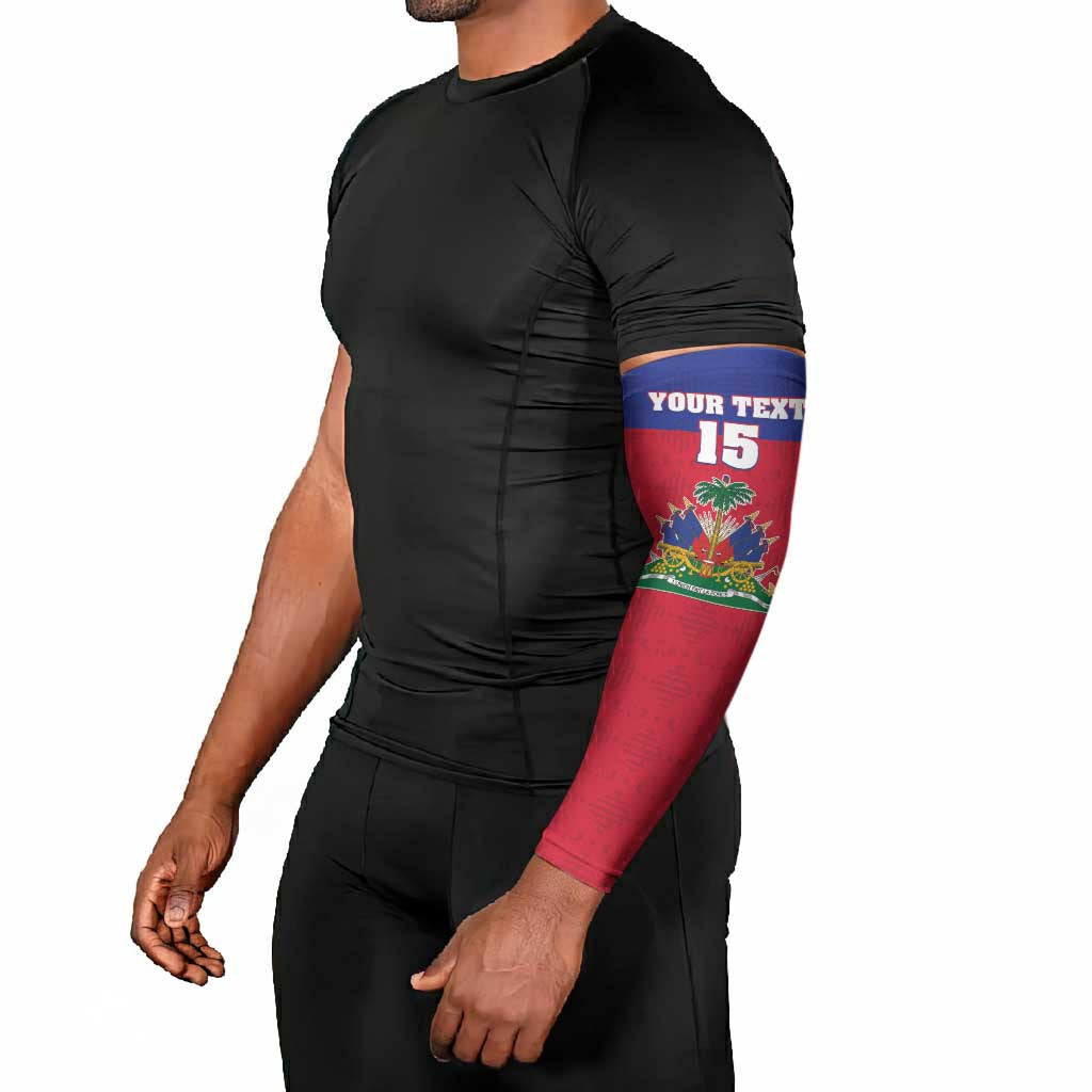 Custom Haiti Football Arm Sleeves Les Grenadiers 2026 Back to the World Cup