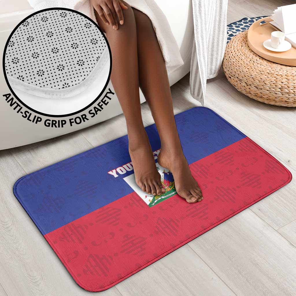 Custom Haiti Football Bathroom Set Les Grenadiers 2026 Back to the World Cup