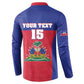 Custom Haiti Football Button Sweatshirt Les Grenadiers 2026 Back to the World Cup