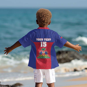 Afro Pride of Haiti Football Kid Hawaiian Shirt Return to the World Stage LT15