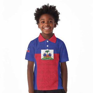 Afro Pride of Haiti Football Kid Polo Shirt Return to the World Stage LT15