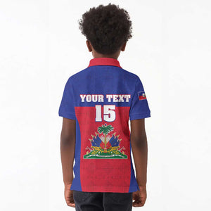 Afro Pride of Haiti Football Kid Polo Shirt Return to the World Stage LT15
