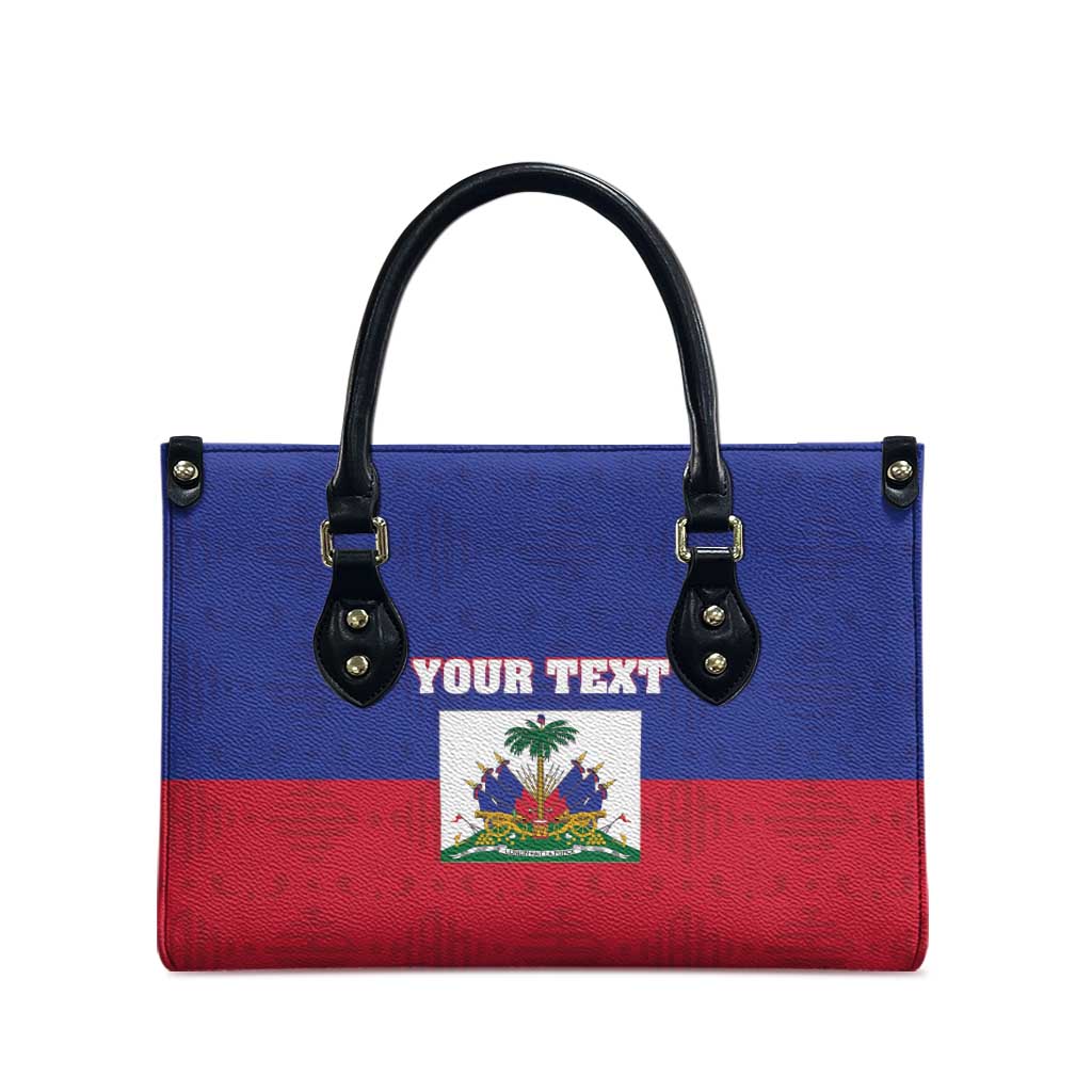 Custom Haiti Football Leather Bag Les Grenadiers 2026 Back to the World Cup