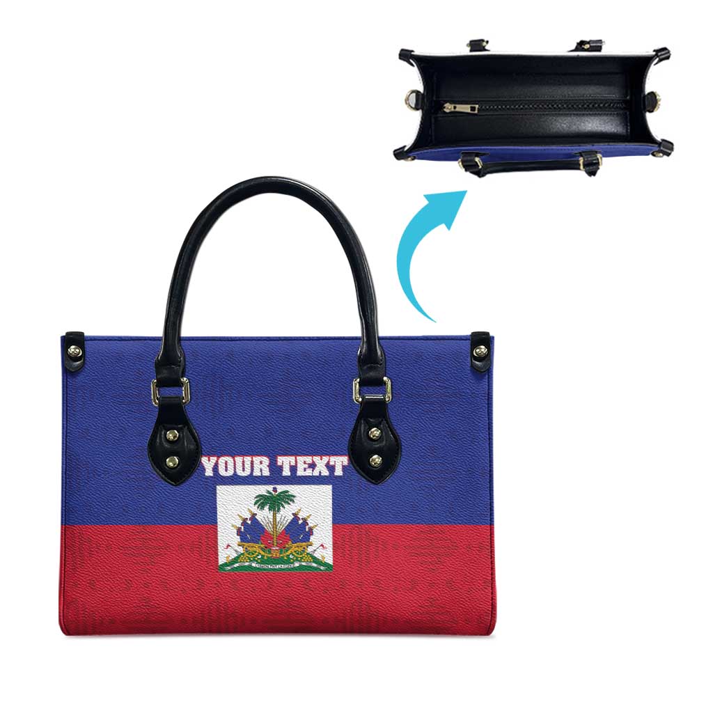 Custom Haiti Football Leather Bag Les Grenadiers 2026 Back to the World Cup