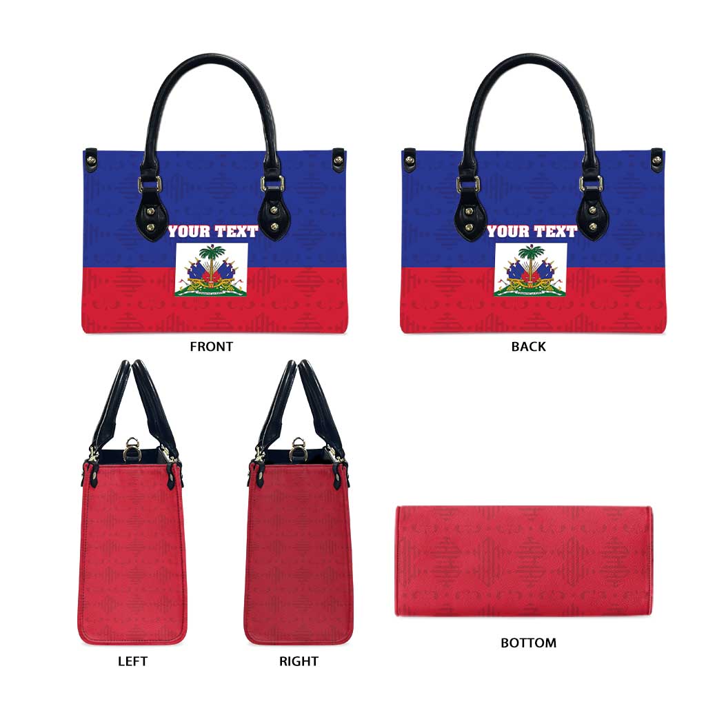 Custom Haiti Football Leather Bag Les Grenadiers 2026 Back to the World Cup
