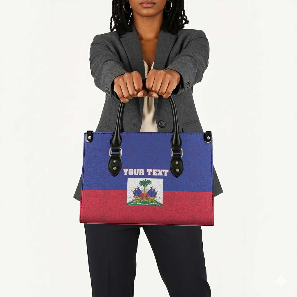 Custom Haiti Football Leather Bag Les Grenadiers 2026 Back to the World Cup