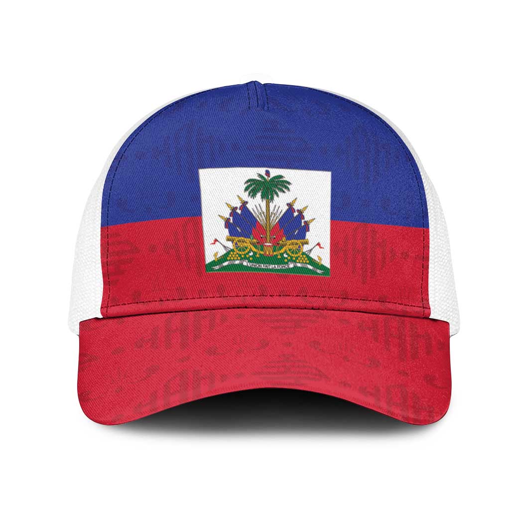 Afro Pride of Haiti Football Mesh Trucker Cap Return to the World Stage - African Pride
