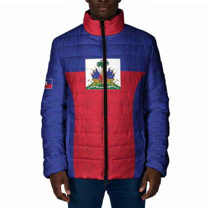 Custom Haiti Football Padded Jacket Les Grenadiers 2026 Back to the World Cup