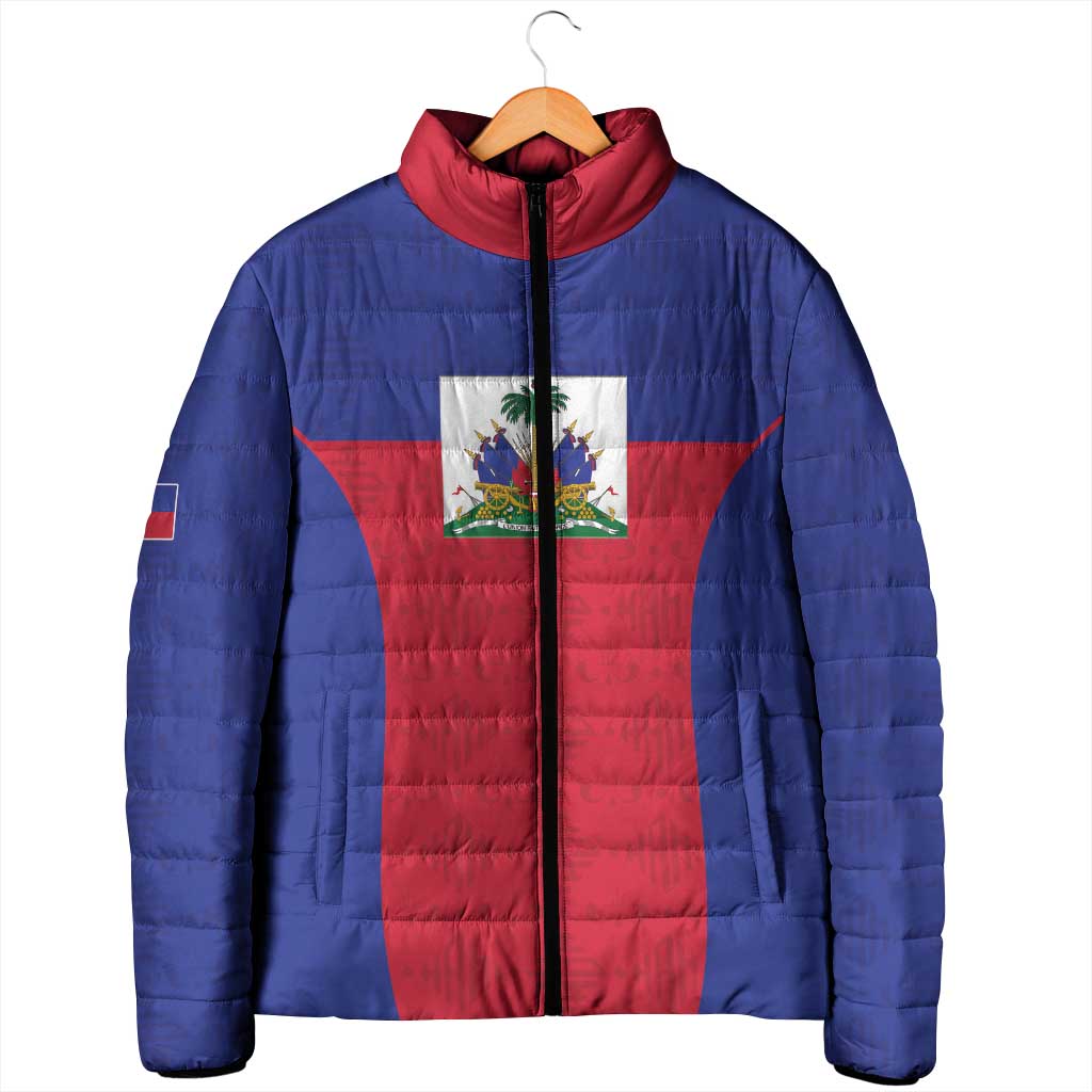 Custom Haiti Football Padded Jacket Les Grenadiers 2026 Back to the World Cup