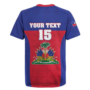 Afro Pride of Haiti Football Rugby Jersey Return to the World Stage LT15