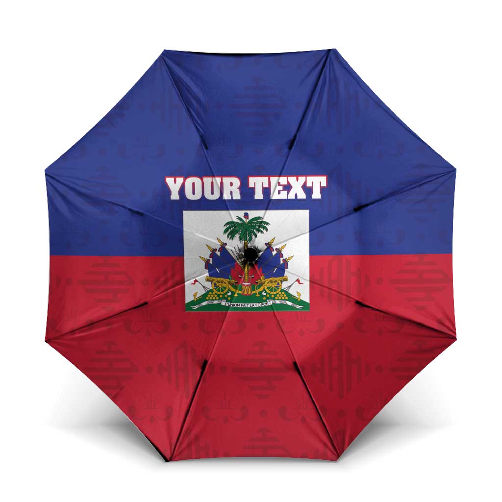 Custom Haiti Football Umbrella Les Grenadiers 2026 Back to the World Cup