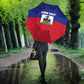 Custom Haiti Football Umbrella Les Grenadiers 2026 Back to the World Cup