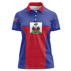 Afro Pride of Haiti Football Women Polo Shirt Return to the World Stage LT15
