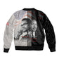 Civil Rights Legends Bomber Jacket Martin Luther King And Malcolm X - African Pride