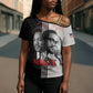 Martin Luther King And Malcolm X Cross Shoulder Shirt Two Minds One Movement