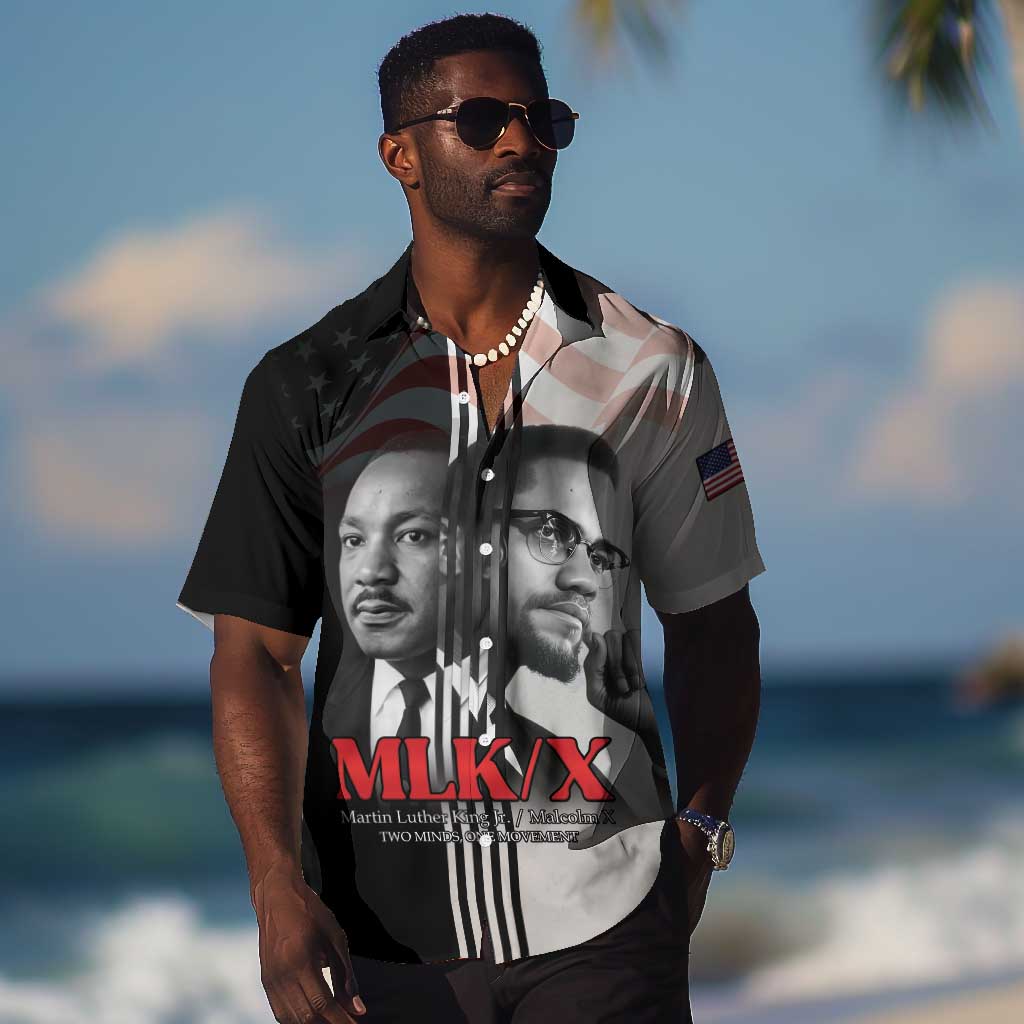 Civil Rights Legends Hawaiian Shirt Martin Luther King And Malcolm X LT15