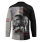 Martin Luther King And Malcolm X Hockey Jersey Two Minds One Movement