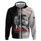 Civil Rights Legends Hoodie Martin Luther King And Malcolm X - African Pride