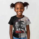 Civil Rights Legends Kid T shirt Martin Luther King And Malcolm X LT15