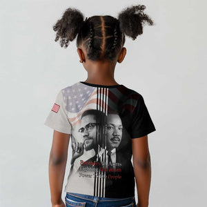 Civil Rights Legends Kid T shirt Martin Luther King And Malcolm X LT15