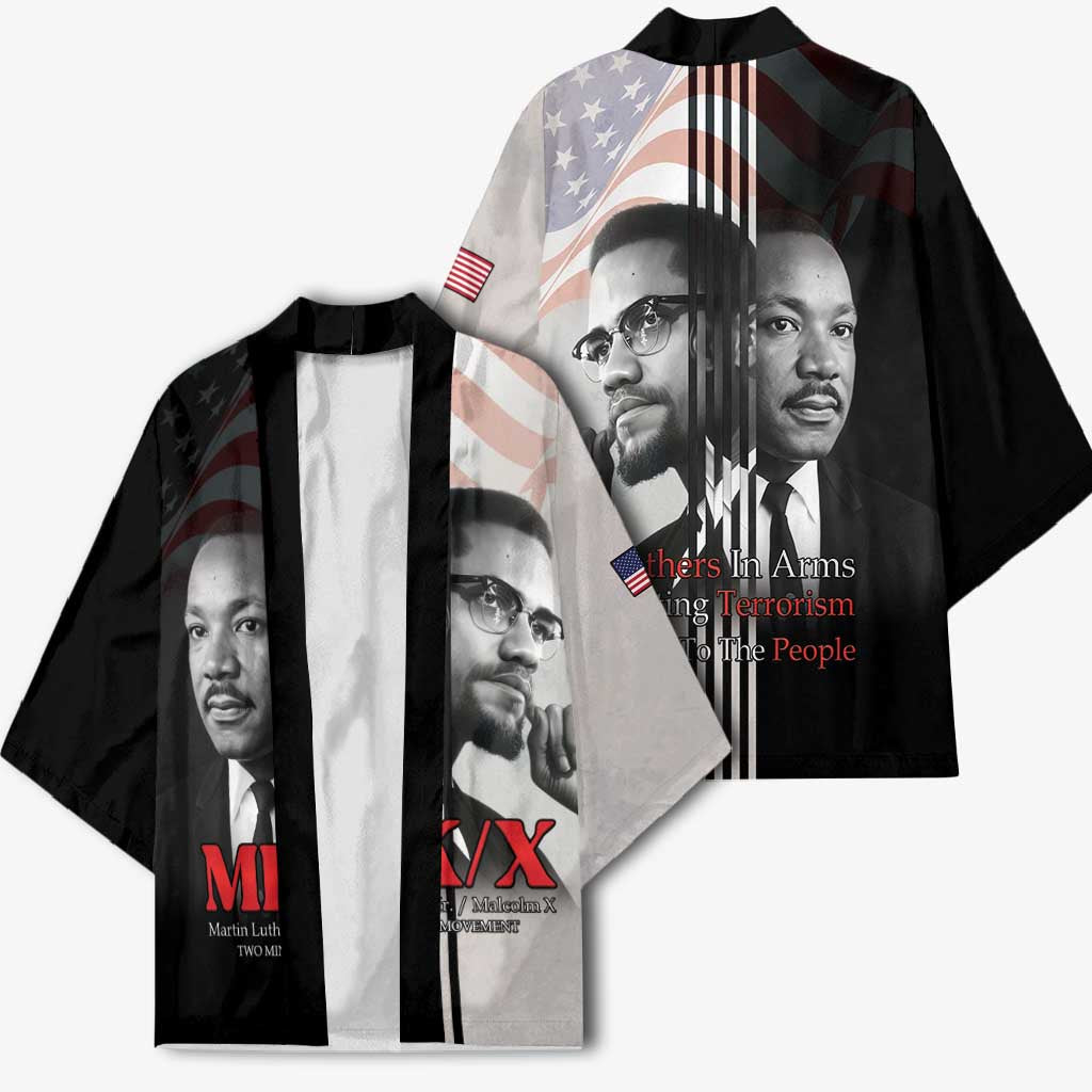 Martin Luther King And Malcolm X Kimono Two Minds One Movement