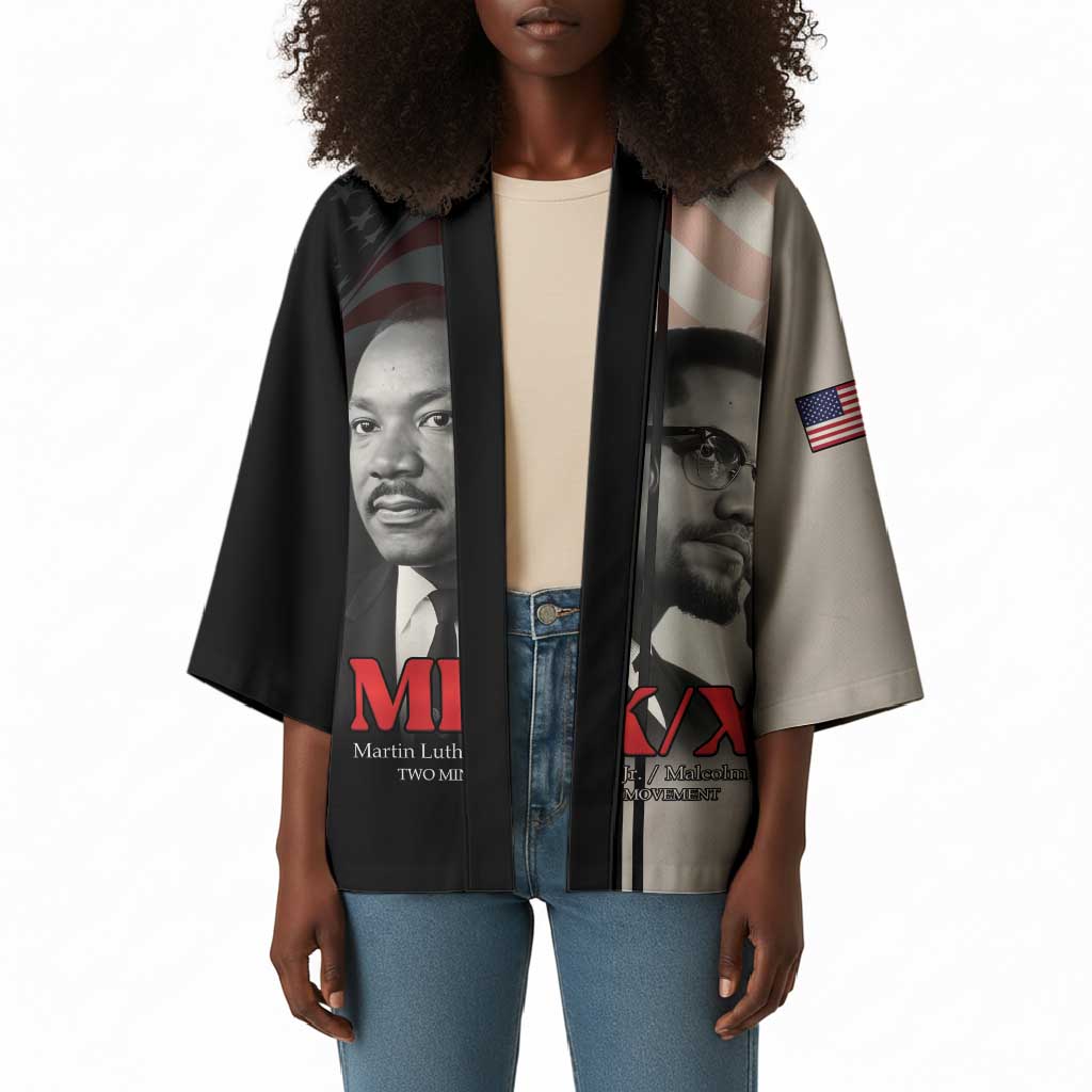 Martin Luther King And Malcolm X Kimono Two Minds One Movement