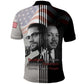 Civil Rights Legends Polo Shirt Martin Luther King And Malcolm X LT15