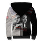 Civil Rights Legends Sherpa Hoodie Martin Luther King And Malcolm X - African Pride