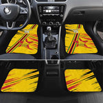 Custom Zimbabwe Football Car Mats Grunge Style