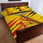 Custom Zimbabwe Football Quilt Bed Set Grunge Style
